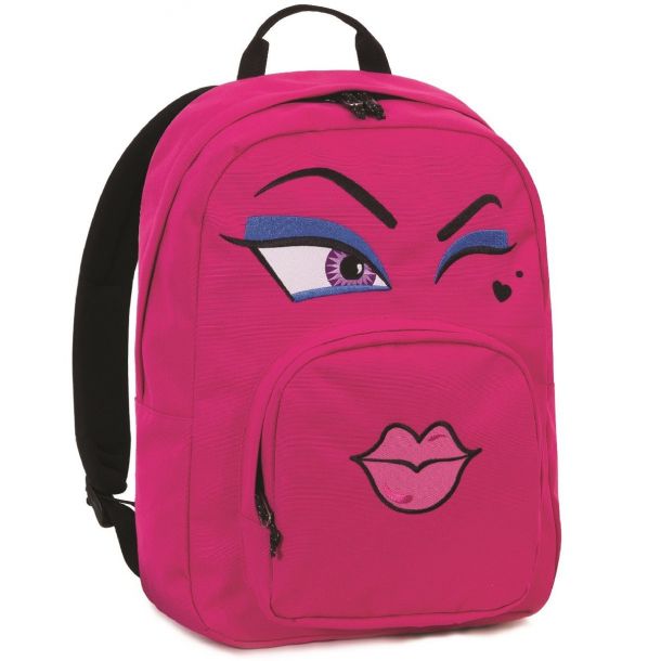 Zaino Invicta 2017 Ollie Pack Face Rosa Occhiolino