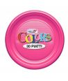 Piatti Plastica Colors - Fucsia Piccoli