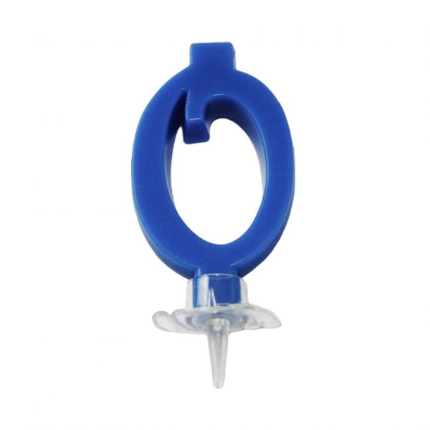 Candelina Mini Blu Numero 0
