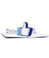 Biglietto Auguri Origamo Like Facebook 3D - Pop Up