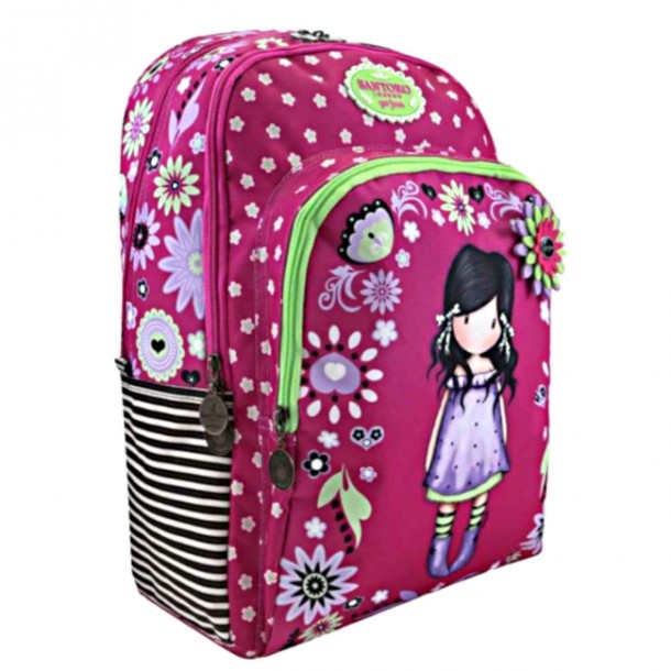 Zaino Santoro Gorjus 2019 Fucsia Triplo Scomparto - YOU BROUGHT ME LOVE