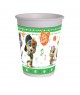 8 Bicchieri In Plastica 44 Gatti 200 ml