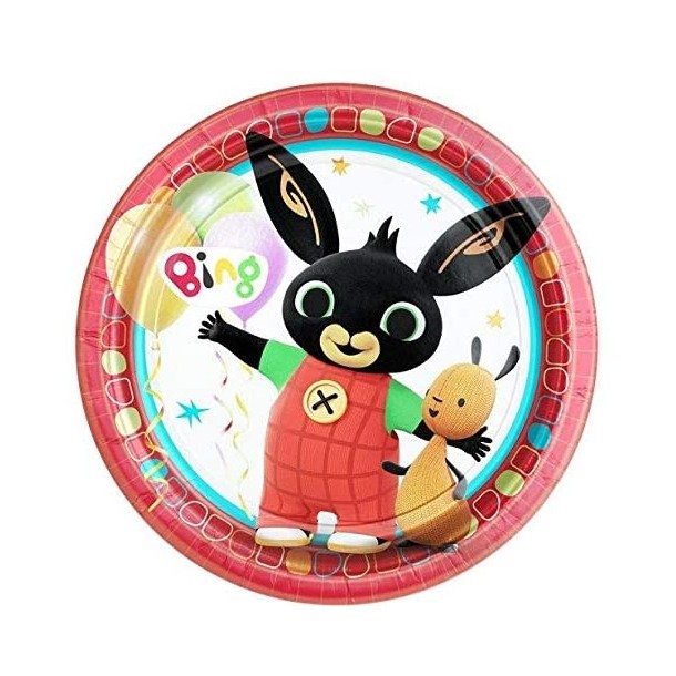 8 Piatti Carta Bing Diam.23 cm