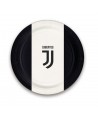 Kit Tavola Party Juventus Con Candelina per Torta Palloncini Piatti Bicchieri Tovaglioli Tovaglia