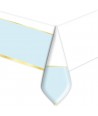 Tovaglia In Plastica Linea Baby Chic Azzurro