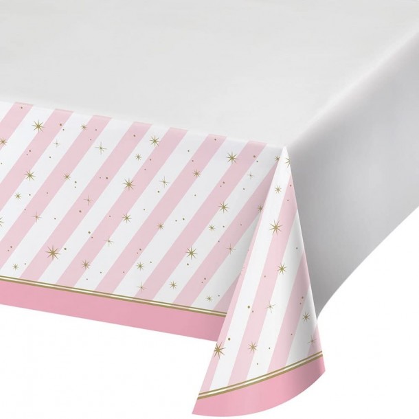 Tovaglia in Plastica con Stelle Oro Twinkle Toes