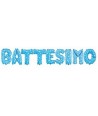 Festone Con Palloncini Mylar Battesimo 
