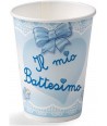 10 Bicchieri Carta Il Mio Battesimo Bimbo