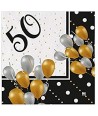 20 Tovaglioli In Carta Prestige 50 Anni 