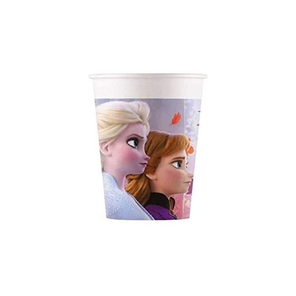 8 Bicchieri In Carta Frozen II