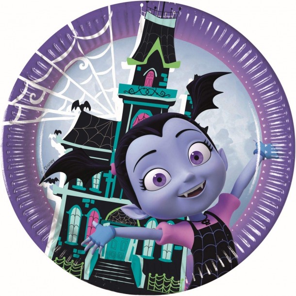 8 Piatti Carta Vampirina