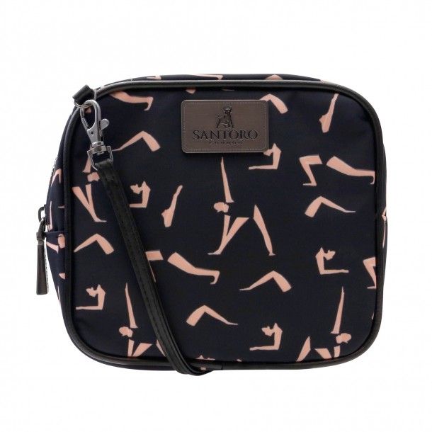 Mini Cross Body Bag Zen Black - Santoro London   