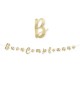 Festone Scritta Buon Compleanno Gold/Oro