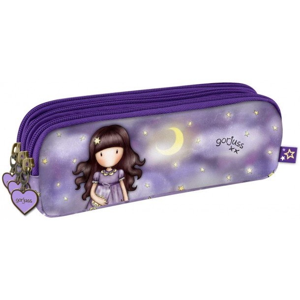Astuccio Ovale Con 3 Zip Gorjuss Santoro Pencil Case Catch A Falling Star