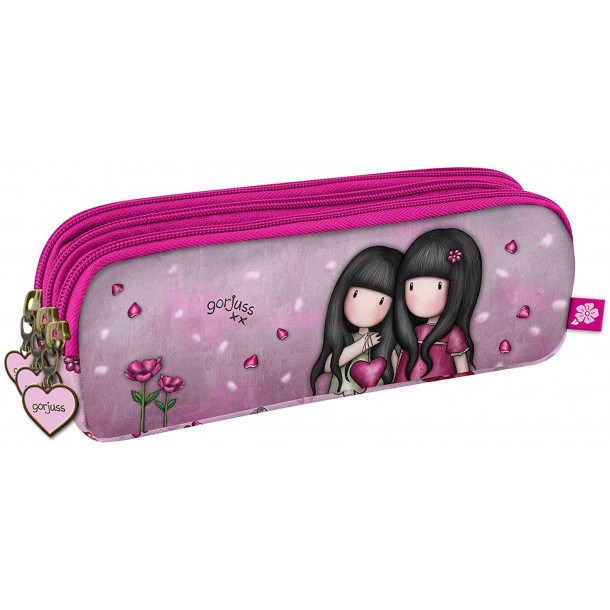 Astuccio Ovale Con 3 Zip Gorjuss Santoro Pencil Case You Can Have Mine