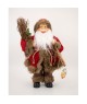 Babbo Natale In Piedi Rosso Panno Lencio