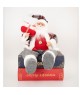 Babbo Natale carillon Seduto Grigio/Rosso
