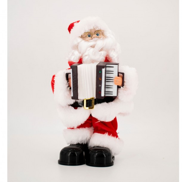 Babbo Natale Fisarmonica in Movimento