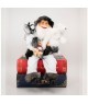 Babbo Natale Seduto Silver