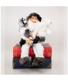 Babbo Natale Seduto Silver