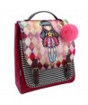Zaino Circus Moon Buttons Gorjuss Rosso