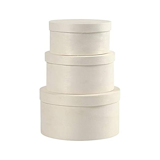 Scatola Regalo Rotonda con Fiocco/ Colore Bianco