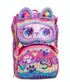 Zaino Scuola e Astuccio Tre Zip Seven Sj Big Animals Fantasy